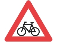 A21 vejskilt 70 cm. Cyklister advarselstavle