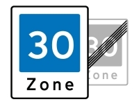 E53/E54, 60x50 cm. 30 km zone, dobb.